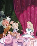 Alice in Wonderland Animation Art Alice in Wonderland Animation Art A Very Important Date